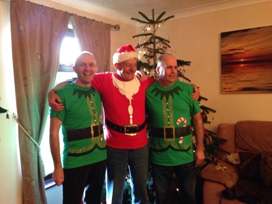 Grandad and his elves!