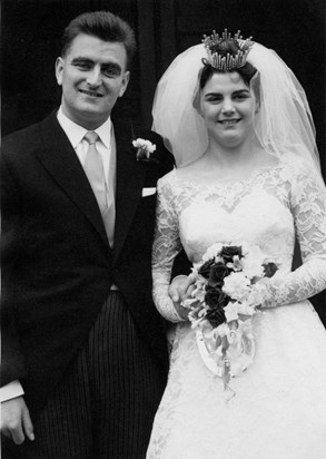 Joan and Jeff's wedding 10th October 1961
