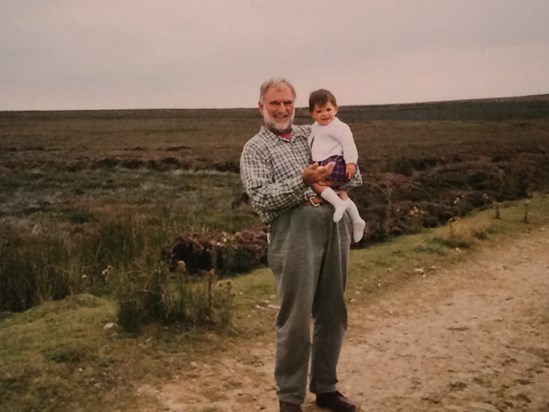 Jeff with Granddaughter Emma 1995