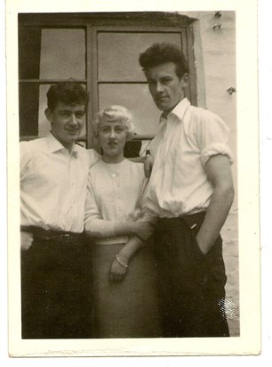 JOHN WITH SISTER IDA AND BROTHER BRIAN