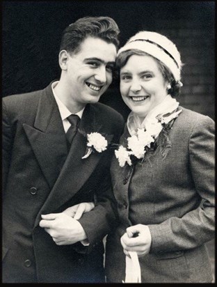 2/2/1957 Brian & Dorothy Wedding day