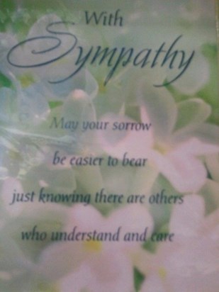 Deepest sympathy From:-Ravi & family