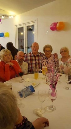Tony at mum's 80th birthday party 20/10/18