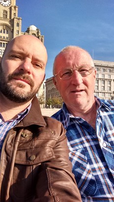 Me and Tony in Liverpool.