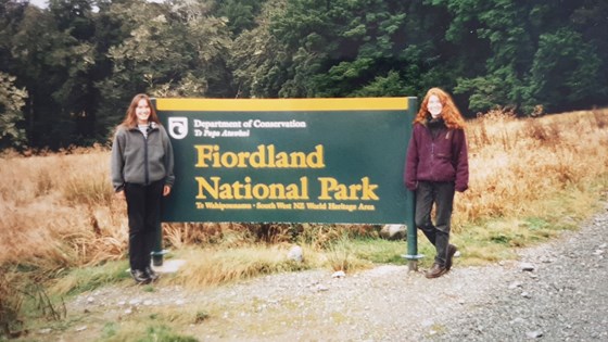 New Zealand with Helen 1994
