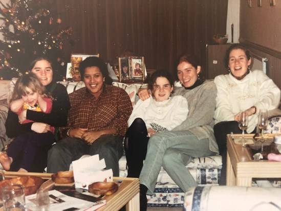 Christmas with "The Girls" - very early 1990s