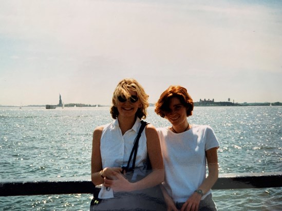 Staten Island ferry with Julia