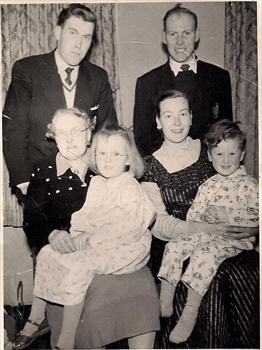 uncle Den , dad mum, tim & sally nanny higgs