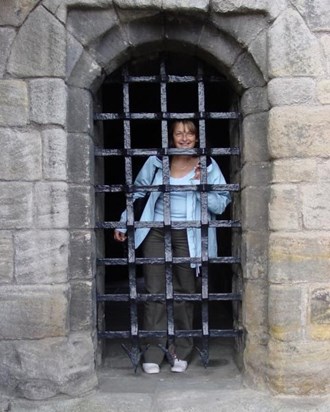 Gill behind bars - Scotland 2003