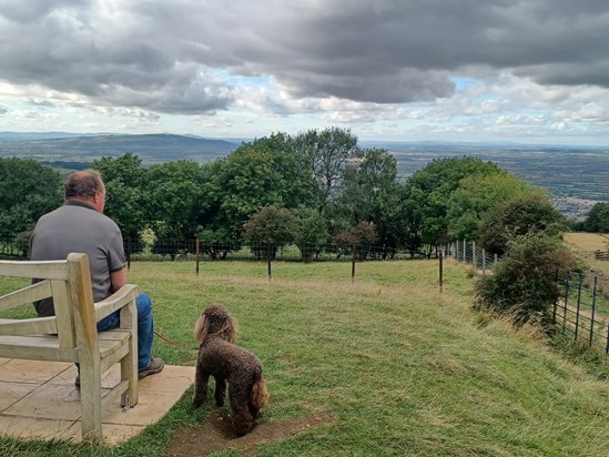 Contemplation looking over Gloucestershire