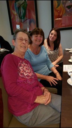 Mum with Sylvia and Louise