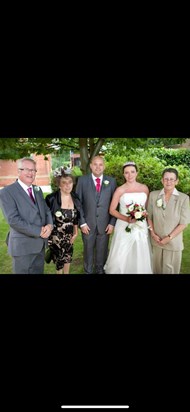 Alan, Kath, Jason, Carol and Mum