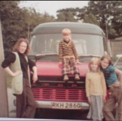 Mum, Paul, Mandy and Karen in Broadbottom