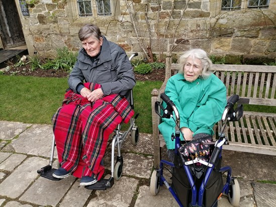 Mum and dad visiting Nymans earlier this year. 