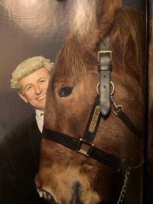 David with his horse in 2006 from Country Life 