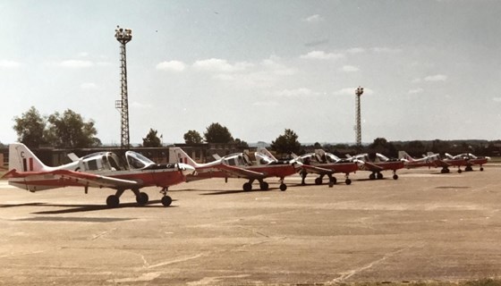 ADStAUAS Bulldogs at RAF Abingdon  1978