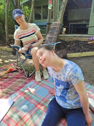  Bamboozle session with Holly and Rachel.We all had a lovely afternoon in July. Holly and her mum with beautiful smiles. 20220709 152409