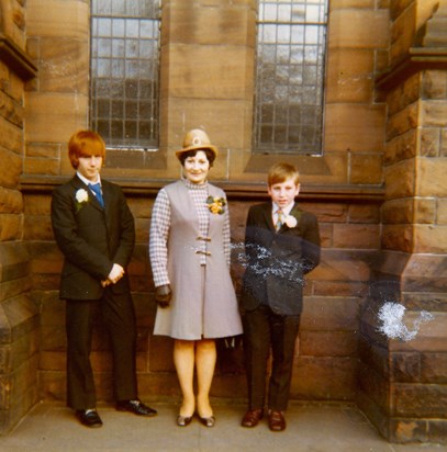 Mary Anne McGee & James & Stephen 1970