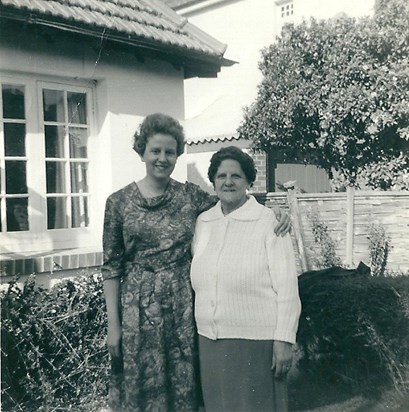 My Darling Aunt with her Mum