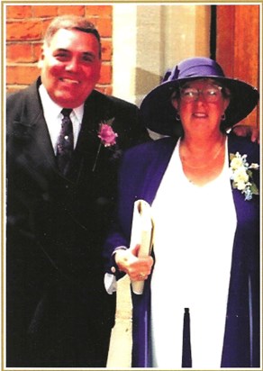 Mum and Dad at our wedding