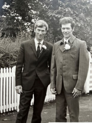 The groom and best man 