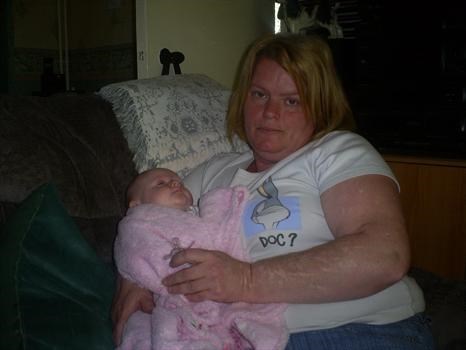 Sharon and her precious Granddaughter Lucy Kate