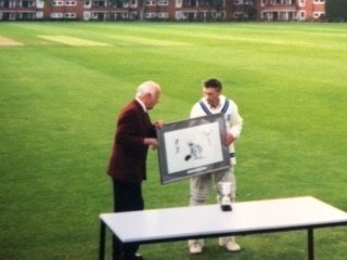 Long Service Presentation Fenners Cricket Ground Cambridge