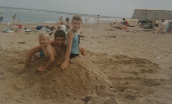 Shaun, Bill & Sharon at the beach