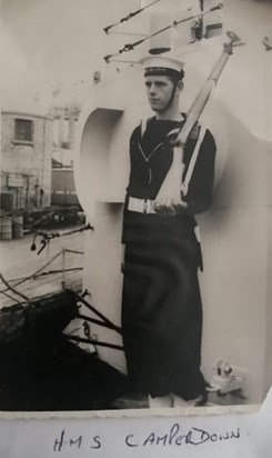 Bill on HMS Camperdown