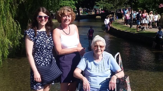 Mum's birthday outing in Bourton-on-the-Water