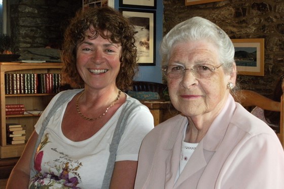 Mum & me at another of our favourite places - Ship Inn @ Tresaith, Ceridigion