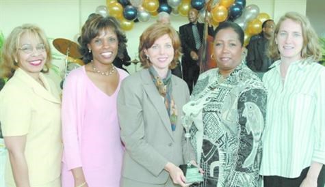 CJ was the NORC project director in 2004.  Here she  is accepting Fulton County's Visionary Award .
