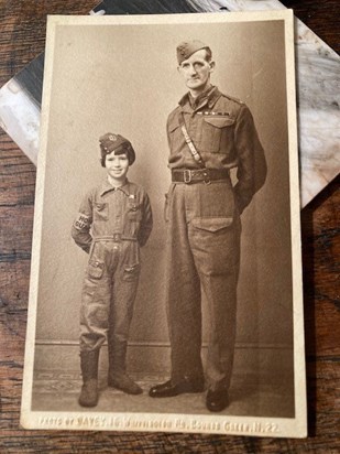 Don't panic! On the Home Front with her father, Arthur