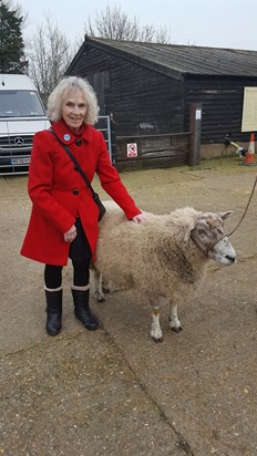 Mum at Middle farm 