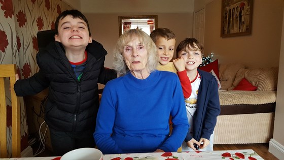 Mum and the boys