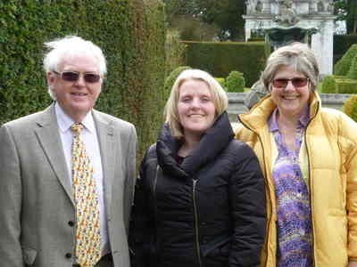 George, me and Geraldine at Luton Hoo on Geraldine's 40th birthday on 15th April 2013.