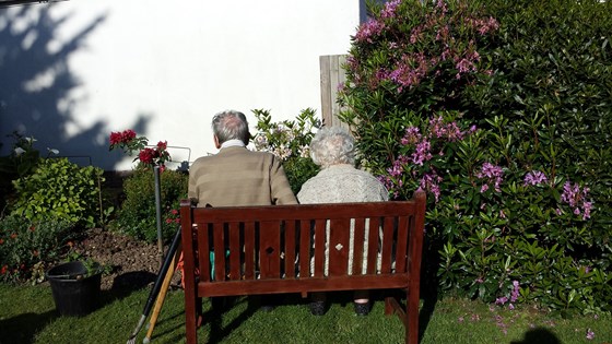 Taking a rest from gardening May 2014