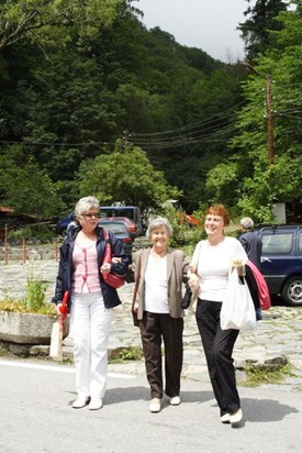 Cath, Doris and Peggy in Bulgaria, 2007