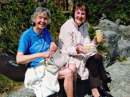 Mum and her close friend Phyllis enjoyed many holidays together