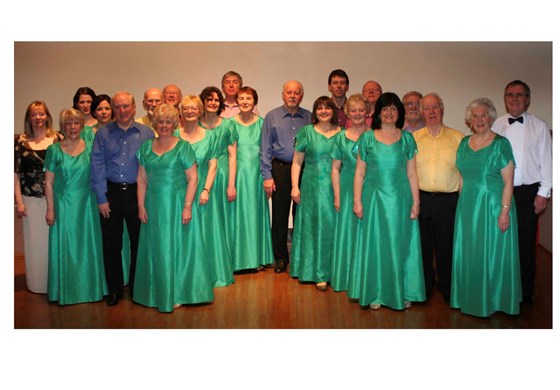 Mum (centre) with the Mancunian Singers in 2008