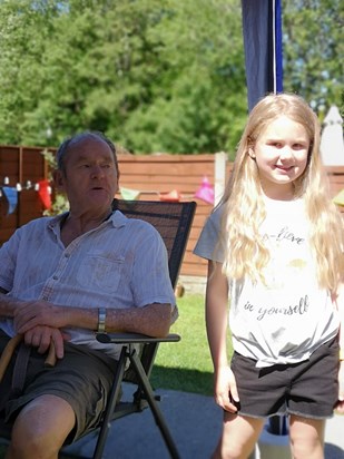 Doug and his granddaughter tessa