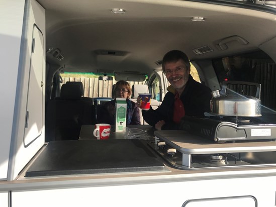 Tea in the van! 2020