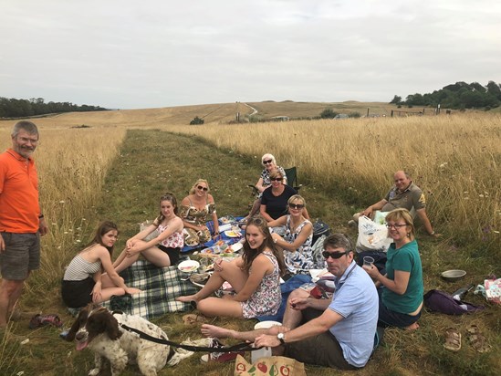 Summer 2018 - Picnic at Royston Heath celebrating Peter Holmes’ life 