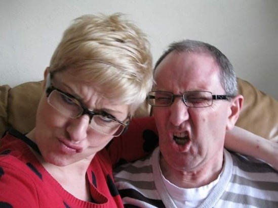 Kerry and Dad.......crazy faces!!!!!