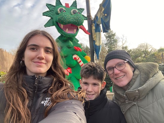 The traditional Legoland Christmas Trip to see Santa!!!