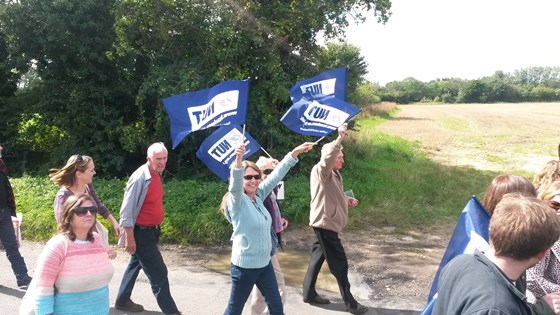 Burston Rally supporting National Union of Teachers 2015