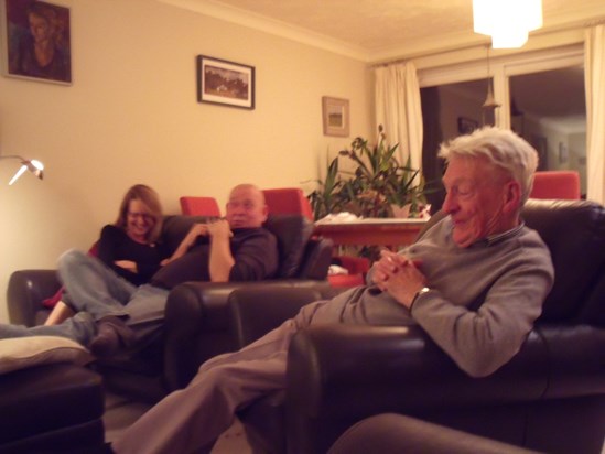 Just a normal day with my Mum, Dad, and my Grandad. Lots of laughter had by all.