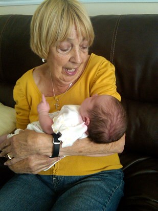 Cuddle from great nan