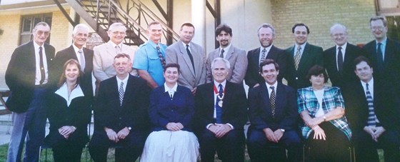 Yateley Town Council 1999-2000 - Town Mayor Charlie & colleagues