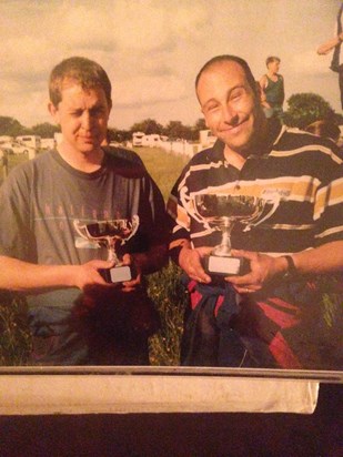 Anthony and sean with there MAP Open trophies 1998
